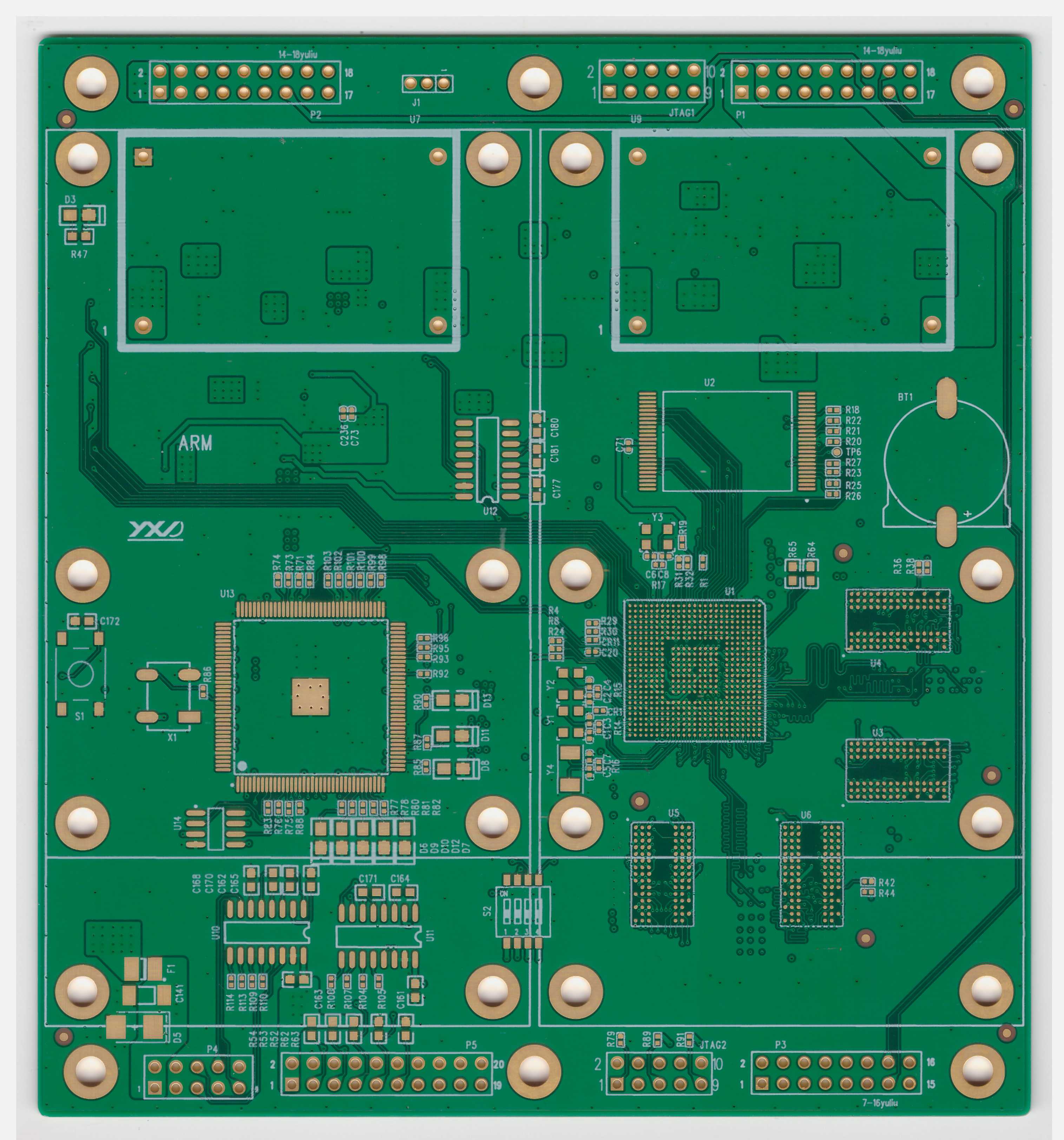 PCB after functional testing