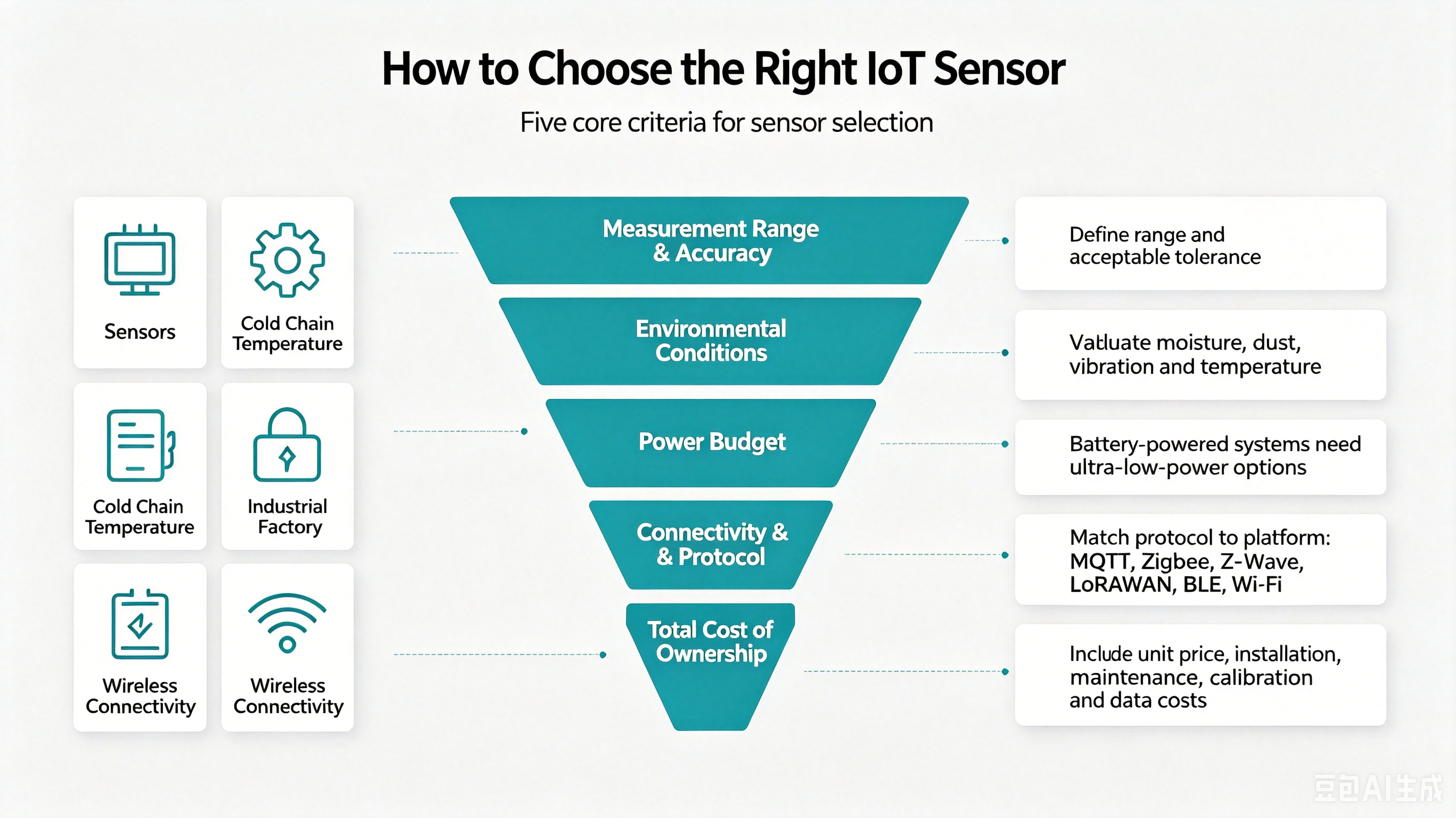 how to choose right iot sensor