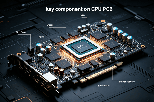 key components on a gpu pcb