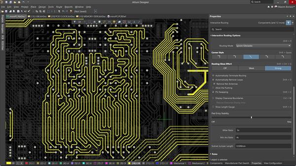 Designing PCB circuits using Altium Designer