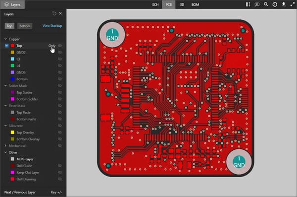 View Gerber files using the Altium 365 Viewer