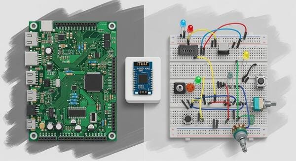 PCB vs breadboard