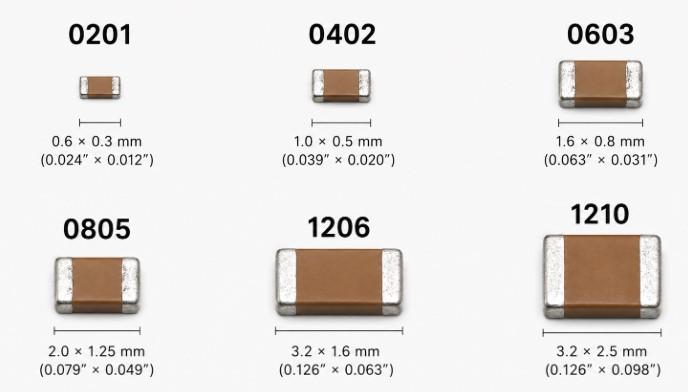 size of pcb component