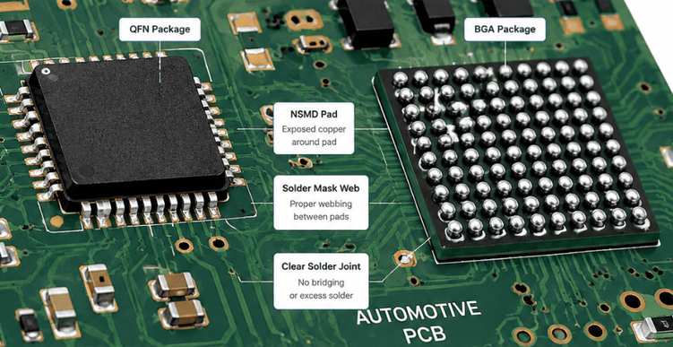 Automotive pcb assembly design inspection