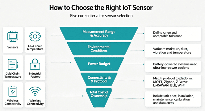 how to choose the right IoT sensor