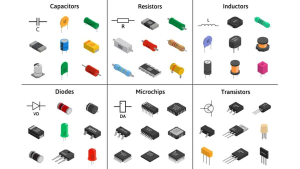 Classification of electronic components in electronic devices