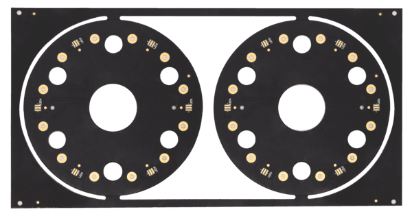 Copper based double sided thermoelectric separation board