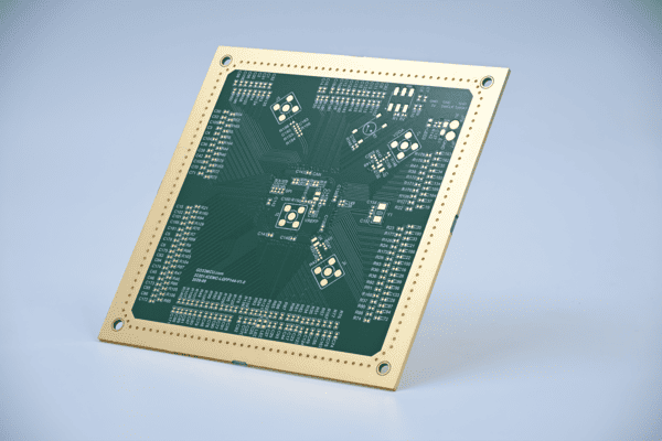 PCB with a clean surface finish