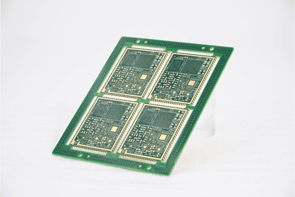 **4-up panel HDI PCB carrier board with high-density BGA layout**